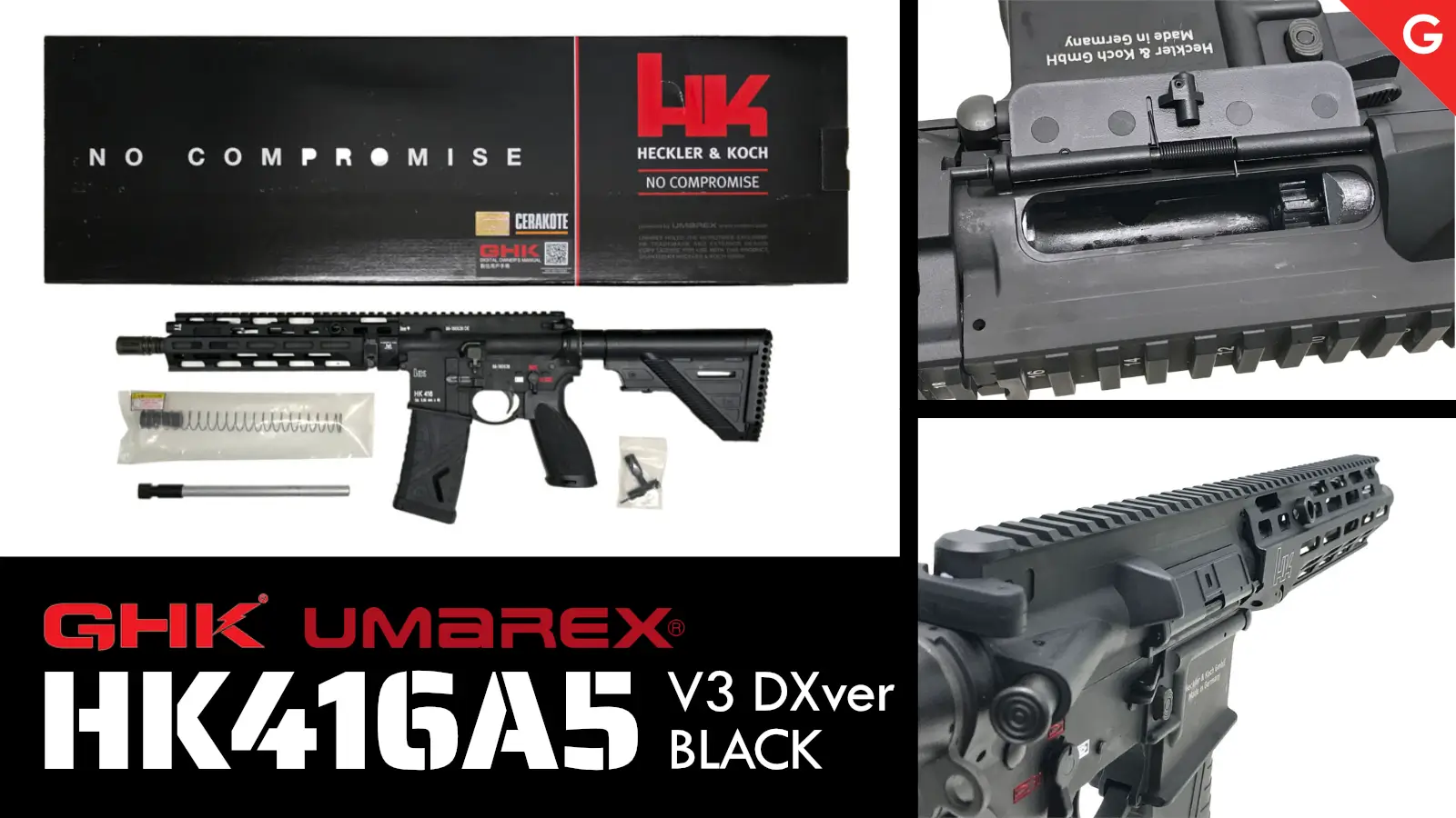 [GHK] UMAREX HK416A5 V3 正規ライセンス GBBR DXver