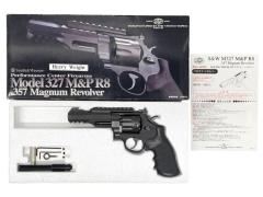 [タナカ] S&W M327 M&P R8 .357マグナムリボルバー 5インチ HW ガスガン グリップベトつき (訳あり)