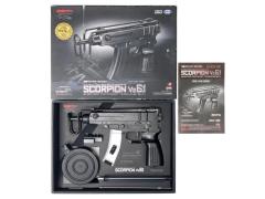 [東京マルイ] スコーピオン Vz.61 スタンダード電動ガン 電動コンパクトSMG 本体セット セミオート不可 EX変換アダプター欠品 (訳あり)