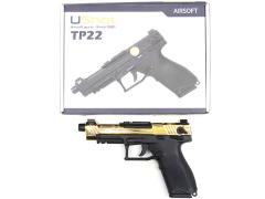 [TTI AIRSOFT] TAURUS タウラス TX-22 USHOT TP-22 ゴールド リミテッドエディション ガスブローバック (新品)