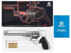 [マルシン] スーパーレッドホーク 9.5インチ 44マグナムタイプ ホーグタイプグリップ仕様 シルバーABS ガスガン (新品)