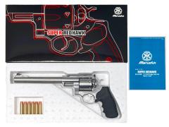 [マルシン] スーパーレッドホーク 9.5インチ 454カスールタイプ ホーグタイプグリップ仕様 シルバーABS ガスガン (新品)