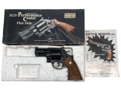 [タナカ] S&W M29 パフォーマンスセンター 3インチ フラットサイド 純正オーバーサイズ 木製グリップカスタム ガスリボルバー (中古)