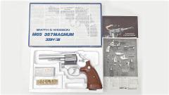 [コクサイ] S&W M65 357マグナム 4インチ NO.84 シルバーABS 発火モデルガン フルサイズグリップカスタム (中古)