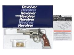 [タナカ] S&W M27 “The .357 Magnum” 5インチ レジスタードマグナム ニッケルフィニッシュ 発火モデルガン (新品)