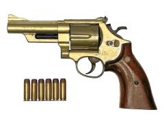 [東京CMC] S&W M29 .44マグナム 4インチ 金属モデルガン 木製グリップカスタム (中古)