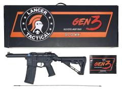 [Lancer Tactical] GEN 3 AIRTAC CUSTOMS 電子トリガー【Nebula】搭載 マットブラック 電動ガン (新品)