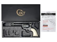 [タナカ] コルト SAA シビリアン 2nd gen 4-3/4インチ ヘビーウェイト HW ペガサス2 ガスリボルバー グリップ_エイジングカスタム (中古)