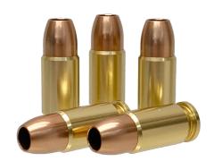 [マルシン] ブローニングハイパワー モデルガン用 弾頭分割型 9mmアルミカートリッジ 5発 (新品)