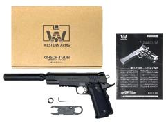 [WA] パラオーディナンス ブラックOPS サイレンサー付 WA-POCB ガスブローバック (中古)