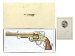 [フランクリンミント] S&W .44リボルバー ワイアットアープの銃 金属モデルガン 再塗装 (中古)