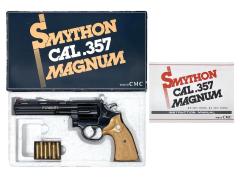 [東京CMC] スマイソン 6インチ モデルガン ABS 木製グリップ/刻印墨入れカスタム (中古)