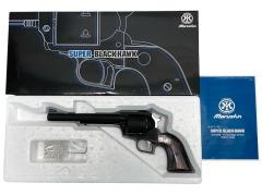 [マルシン] スーパーブラックホーク 7.5インチ 6mmBB Xカートリッジ 【ブラックパール調グリップ仕様】 ブラックHW