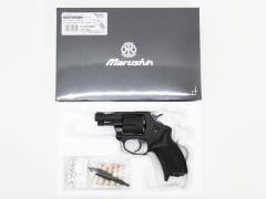 [マルシン] ポリスリボルバー 2インチ ブラックヘビーウェイト ヘビーウェイト製ブラックグリップ仕様 8mmBB Xカートリッジ 032126 (中古)