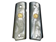 [Jay Scott] 1911モデル用グリップ ラミネーテッドホワイトパール (中古)