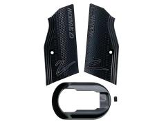 [Carbon8] CZ SHADOW 2 対応 ショート グリップパネル & マグウェル セット ブラック (中古)