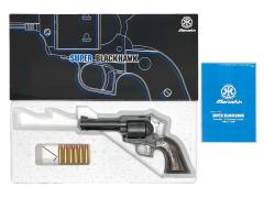 [マルシン] スーパーブラックホーク 4.62インチ 6mmBB Xカートリッジ 【ブラックパール調グリップ仕様】 エクセレントHW (中古)