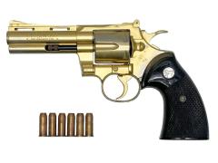 [コクサイ] コルトパイソン 4インチ 金属モデルガン 再塗装品 (中古)