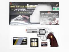 [クラウン] コルト パイソン シルバータイプ .357マグナム 4インチ ガスリボルバー (中古)