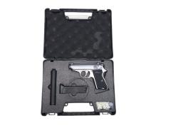 [マルゼン] ワルサー PPK/Sセット ステンレス ムービープロップシリーズ ガスブローバック (中古)