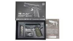 [東京マルイ] V10 ウルトラコンパクト ブラック ガスブローバック オリーブグリップ変更 (中古)