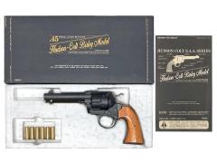 [ハドソン] コルトビズリー 4-3/4インチ 発火モデルガン HW グリップカスタム (中古)