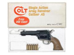 [東京CMC] COLT SAA シビリアン ABS 発火モデルガン ツートンカスタム 刻印入り木製グリップ装備 フレームクラック (訳あり)