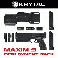 [KRYTAC] MAXIM9 マキシム9 Silencer 社 正規ライセンスCo2 GBB JASG認定 JP ver DEPLOYMENT PACK（デプロイメントパック)