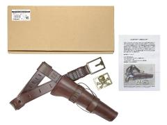[HWS] LEIJI SMALL ARMS COLLECTION SERIES コスモドラグーン用ホルスターセット 本革 (中古)