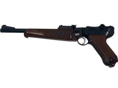 [ファルコントーイ] ルガー アーティラリーカスタム ブラック ガスガン (中古)