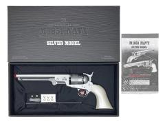 [東京マルイ] エアリボルバー プロ M1851 NAVY エアガン シルバー (新品)