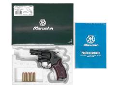 [マルシン] ポリスリボルバー 2インチ 51ミリ銃身 Xカートリッジ 【プラグリップ仕様】 ブラックHW (新品)
