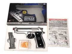 [東京マルイ] M92F ミリタリー ステンレスタイプ エアコッキングガン (中古)