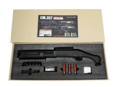 [CYMA] M870 ソードオフ タクティカル フルメタル エアコッキングショットガン ブラックCM357CMBK (中古)