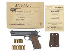 [HOBBY FIX] コルト M1911 A1 メガウェイト 木製グリップカスタム ダミーカート付き (中古)