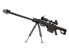 [SNOW WOLF] バレット/BARRET M82A1 フルメタルエアーコッキング BK スコープセット 刻印ver (新品)