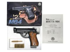 [マルシン] NEW ベレッタM84 ABS モデルガン 木製グリップカスタム (中古)