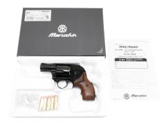 [マルシン] M49 ボディーガード 【WディープブラックABS/最高級木製グリップ付】 6mmXカートリッジ ガスガン (中古)