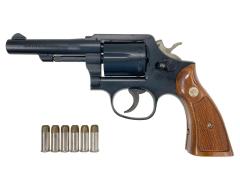 [コクサイ] S&W M10 4インチ 発火モデルガン S＆W 純正グリップ カスタム (中古)