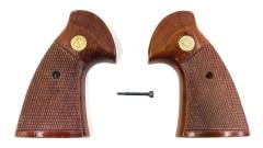 [COLT] 実物 純正コルトパイソン用ターゲットグリップ 3rdジェネレーション 1975-80年代 アメリカン・ウォールナット (中古)