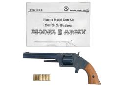 [マルシン] S&W Model2 Army マットブラック HW 発火モデルガン 木製グリップ装備 ブルーイングカスタム (中古)