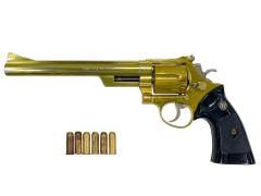 [コクサイ] S&W M29 .44マグナム 8インチ 金属モデルガン 再塗装 エジェクターロッド難 (訳あり)