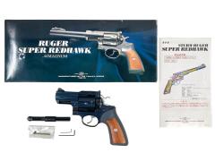 [タナカ] ルガー スーパーレッドホーク .44マグナム 7.5インチ アラスカン風カスタム ブルーイング風塗装