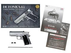 [東京マルイ] デトニクス.45 コンバットマスター ステンレスモデル ガスブローバック ロングスライドストップカスタム ノッチ欠け