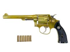 [コクサイ] S&W M10 6インチ 金属モデルガン 再塗装品 ダブルアクション不調 動作可 (訳あり)
