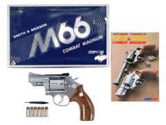 [コクサイ] S&W M66 2.5インチ 木製グリップカスタム モデルガン (中古)