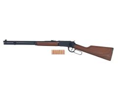 [BELL] ウィンチェスター M1894 ライブカート式レバーアクション CO2ガスガン フェイクウッドバージョン no:103 (中古)