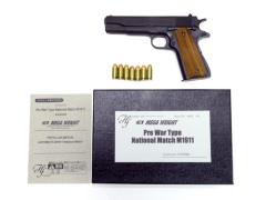 [HOBBY FIX] PreWar ナショナルマッチ M1911 New メガウェイト ダミーカートモデルガン (中古)