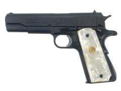 [MGC] M1911 ガバメント HW 発火モデルガン AJAXパールグリップカスタム (中古)