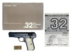 [MGC] コルト .32 オートマチック HW CPカートリッジ 発火モデルガン トリガーバー不良 ブルーイング/グリップ塗装カスタム (ジャンク)
